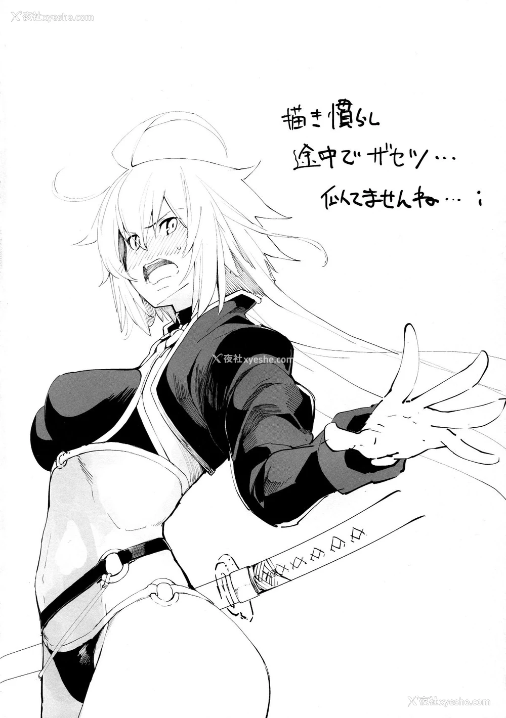 3P - (COMIC1☆14) [IRON GRIMOIRE (SAKULA)] 黒猫がニャンと鸣く。 (Fate/Grand Order) [中国翻訳]