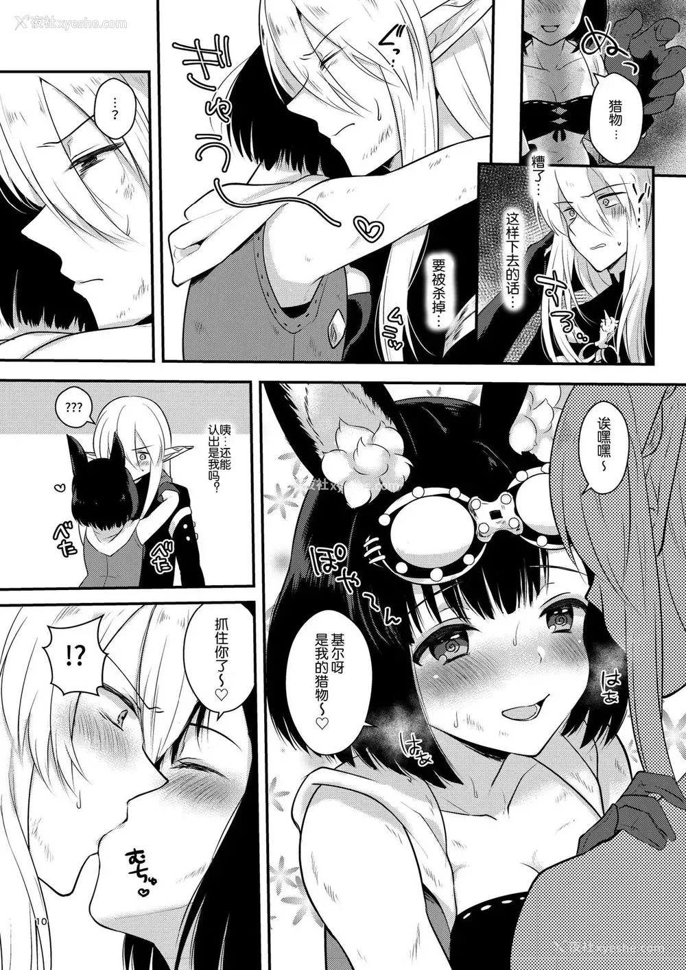 10P - [カームホワイト (真白しらこ)] こんふゅーじょん! (世界树の迷宫) [中国翻訳] [DL版]