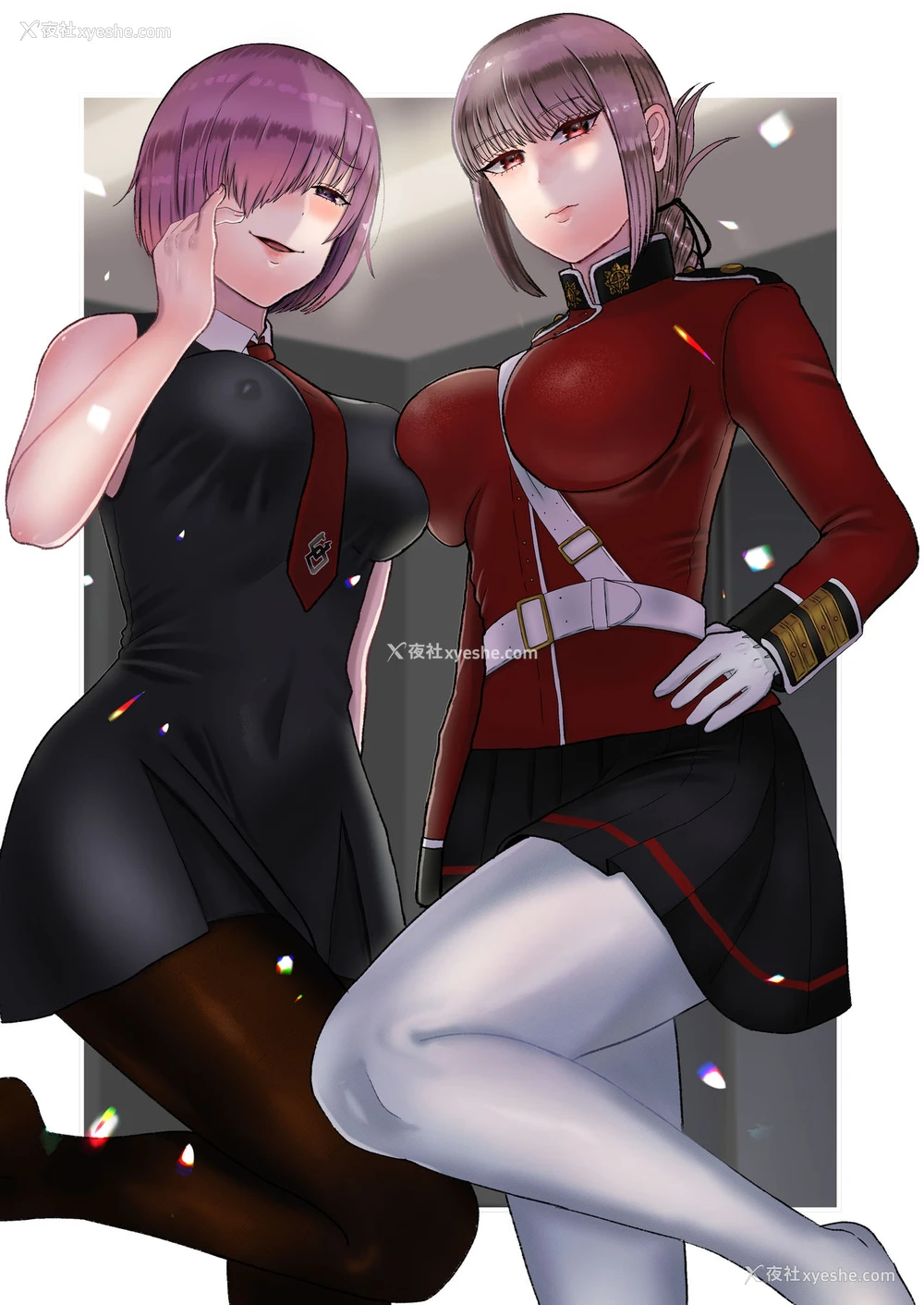 1P - [お口の奥地 (渡薫)] 妇长と后辈のお射精地狱 (Fate/Grand Order) [中国翻訳] [DL版]