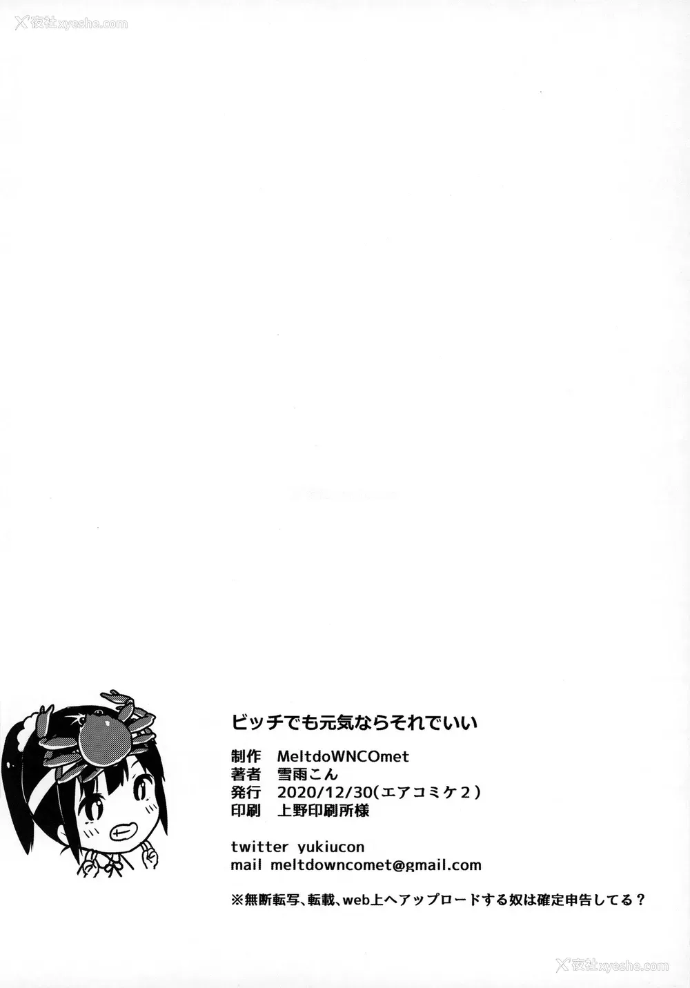 43P - (AC2) [MeltdoWN COmet (雪雨こん)] ビッチでも元気ならそれでいい [中国翻訳]