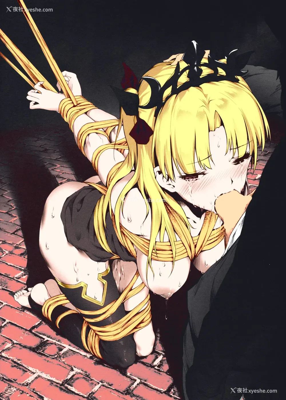 29P - (C94) [縄色ソナタ (Himitsu)] 天空と冥界の槛 (Fate/Grand Order) [中国翻訳] [无修正]