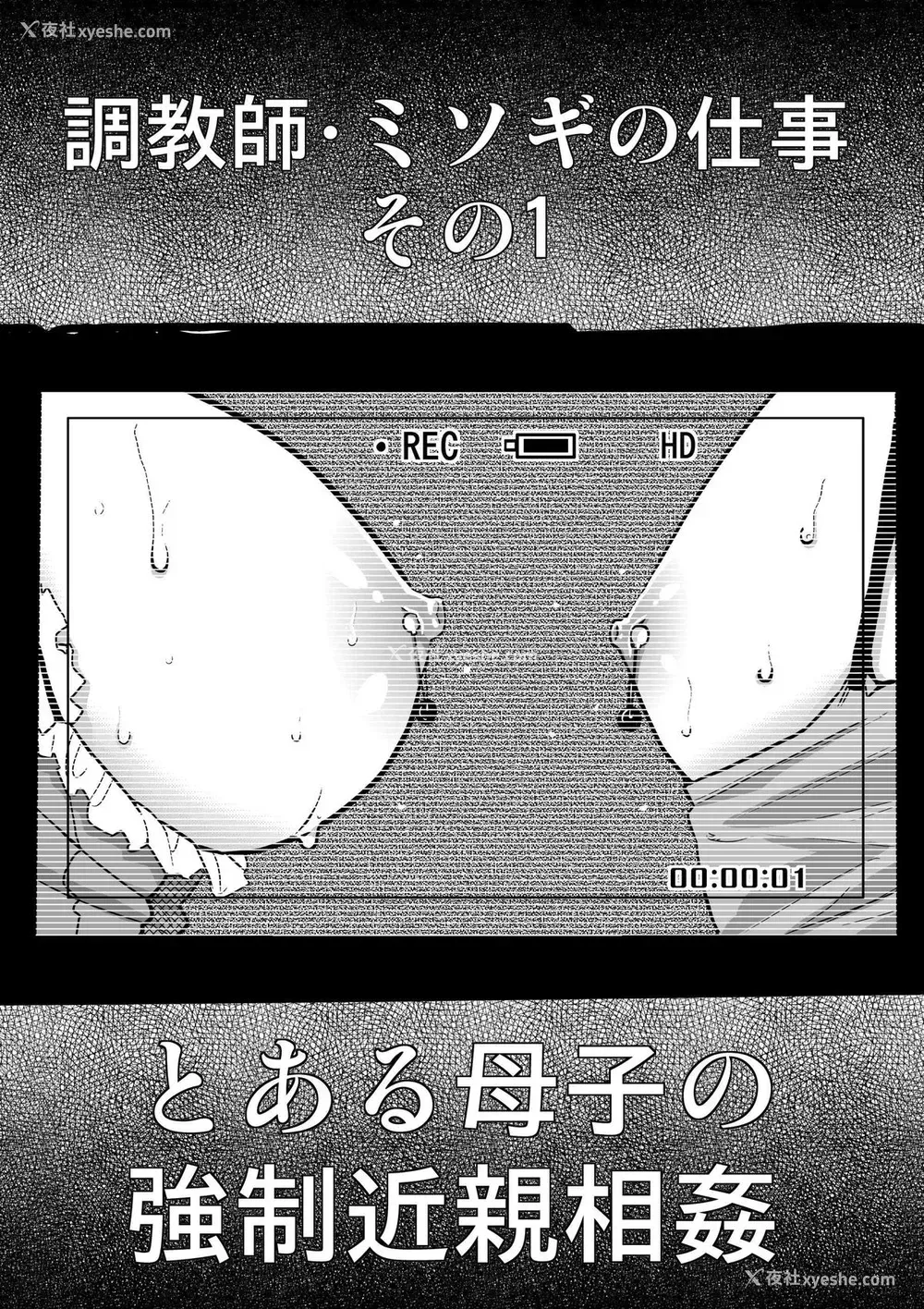 6P - [华フック] 调教师・ミソギの仕事 その1 とある母子の强制近亲相奸 [中国翻訳]
