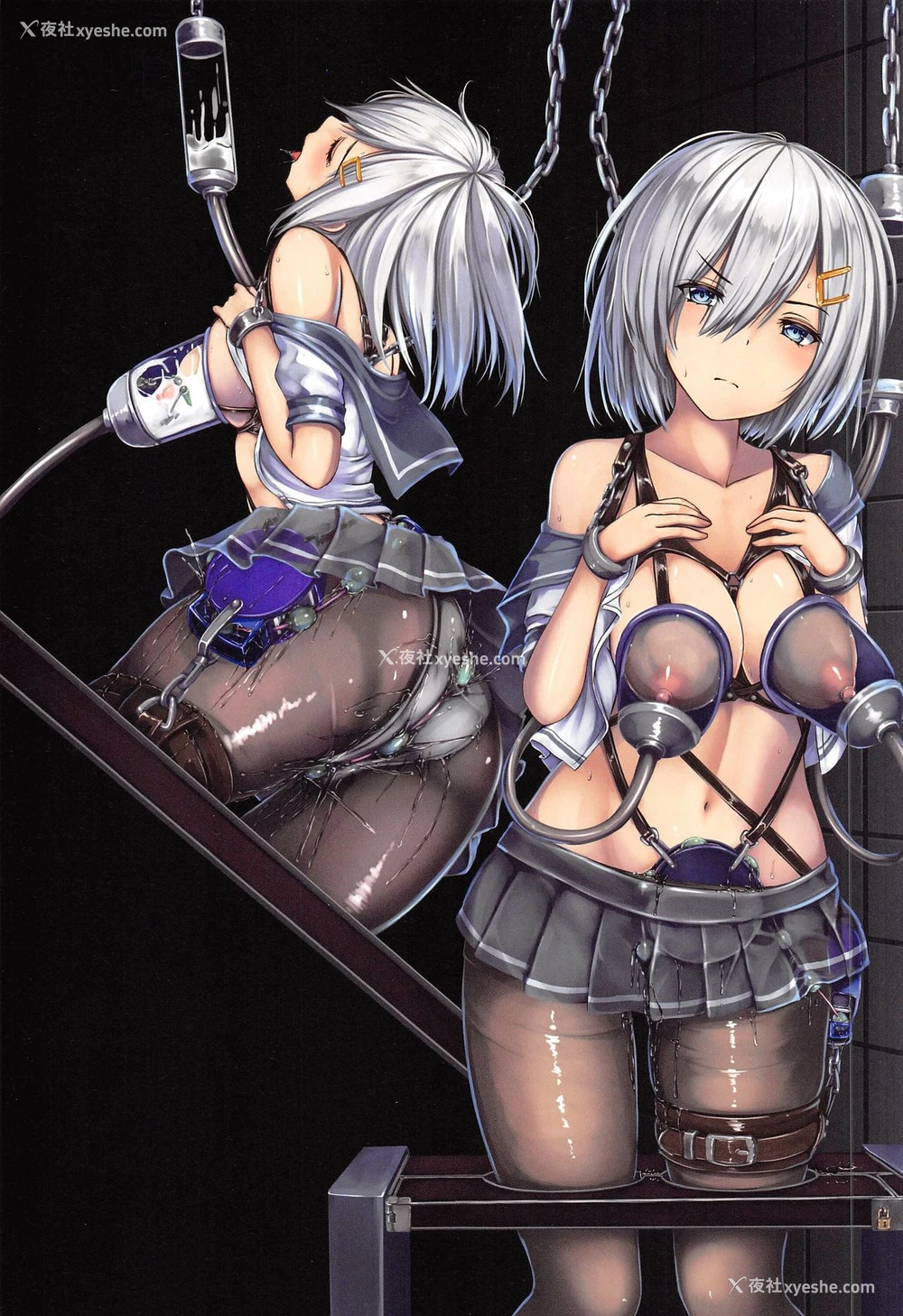 3P - (C96) [もなかうどん (モニカノ)] 駆逐舰 浜风 寻问调书 (舰队これくしょん-舰これ-) [中国翻訳]