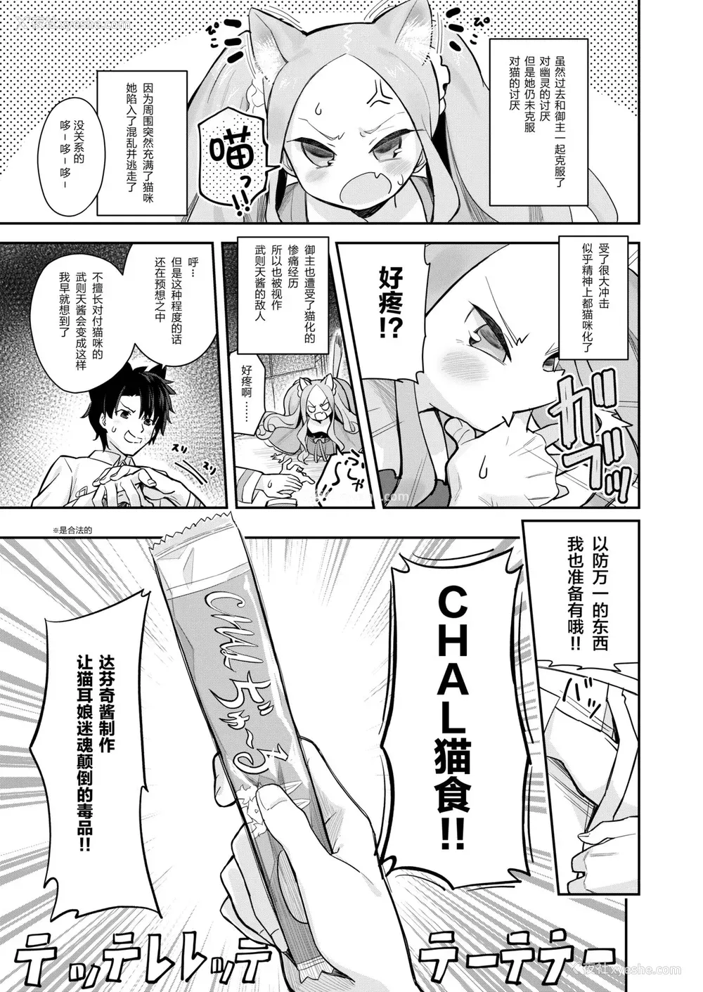 4P - [Asunaro Neat. (ろんな)] にゃんにゃんふーにゃん (Fate/Grand Order) [中国翻訳] [DL版]