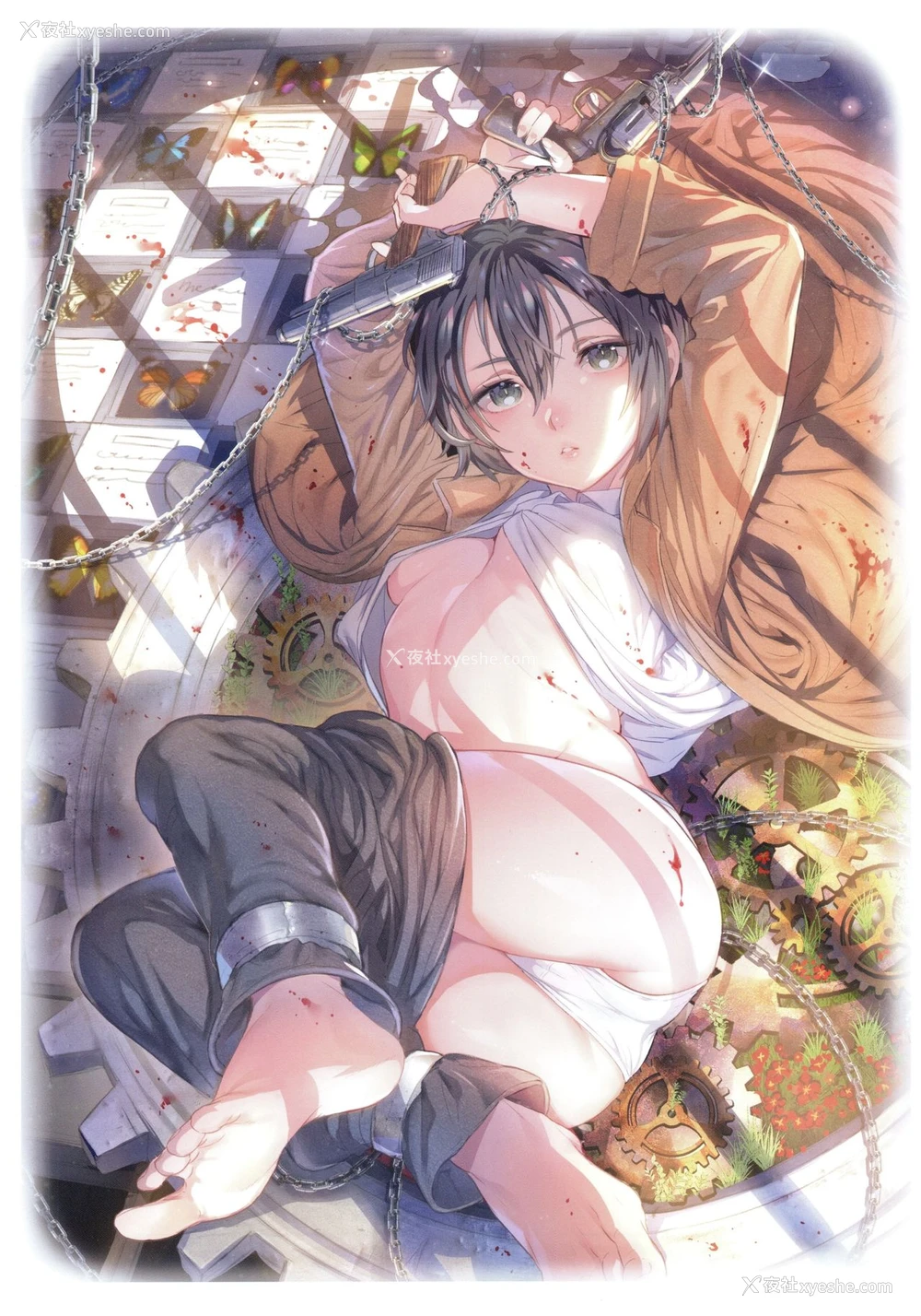 2P - (C93) [黒ミサ会场 (池咲ミサ)] ×××しないと出られない国 (キノの旅) [中国翻訳]