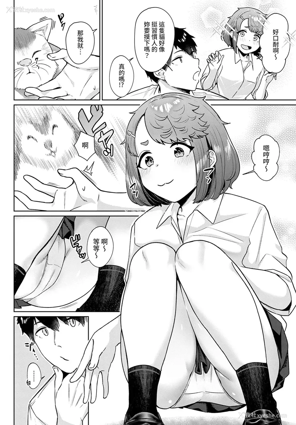 2P - [仲尾ハム] 猫のち雨宿り (COMIC アンスリウム 2021年4月号) [中国翻訳] [DL版]