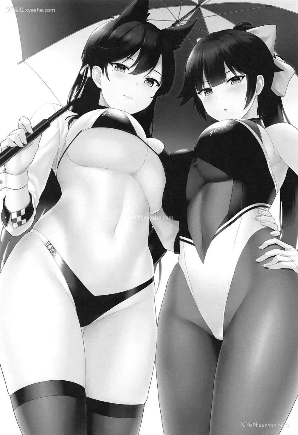 2P - (COMIC1☆15) [夏季のタネ (サマー)] 高雄と爱宕のちょっぴりHなRQ撮影会 (アズールレーン) [中国翻訳]