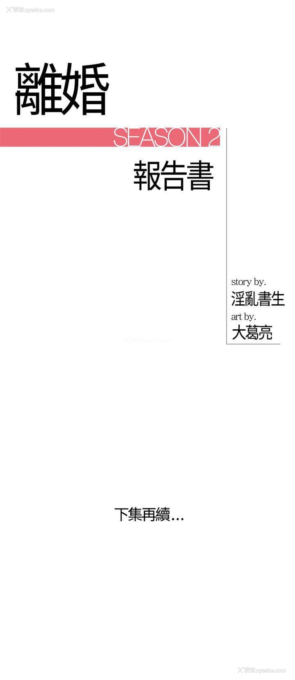 20P - 离婚报告书