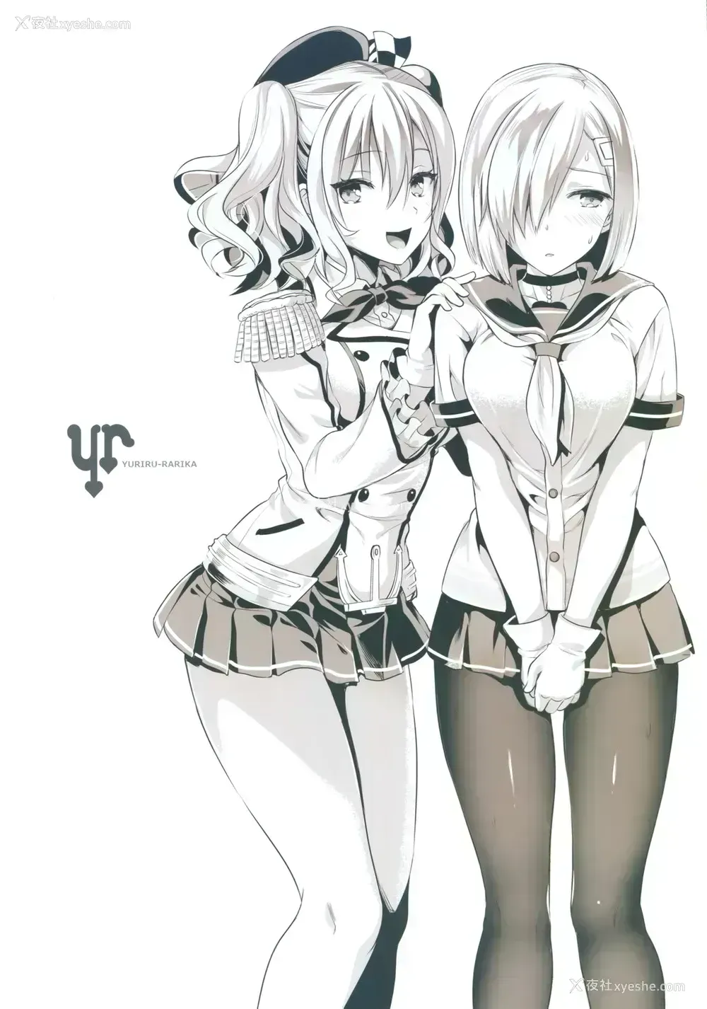 34P - (C91) [ユリルラリカ (小岛纱、Lazu)] ご奉仕担当の鹿岛と浜风です♥ (舰队これくしょん -舰これ-) [中国翻訳]