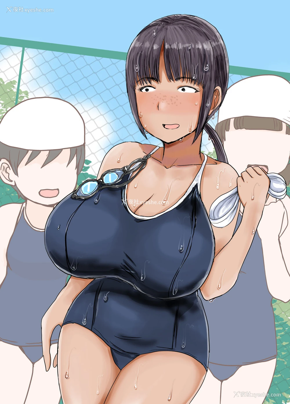 43P - [毒虫処刑队 (金田麻生)] モブ颜爆乳の同级生をオレのいいなりのセフレにしてやった… [中国翻訳] [DL版]