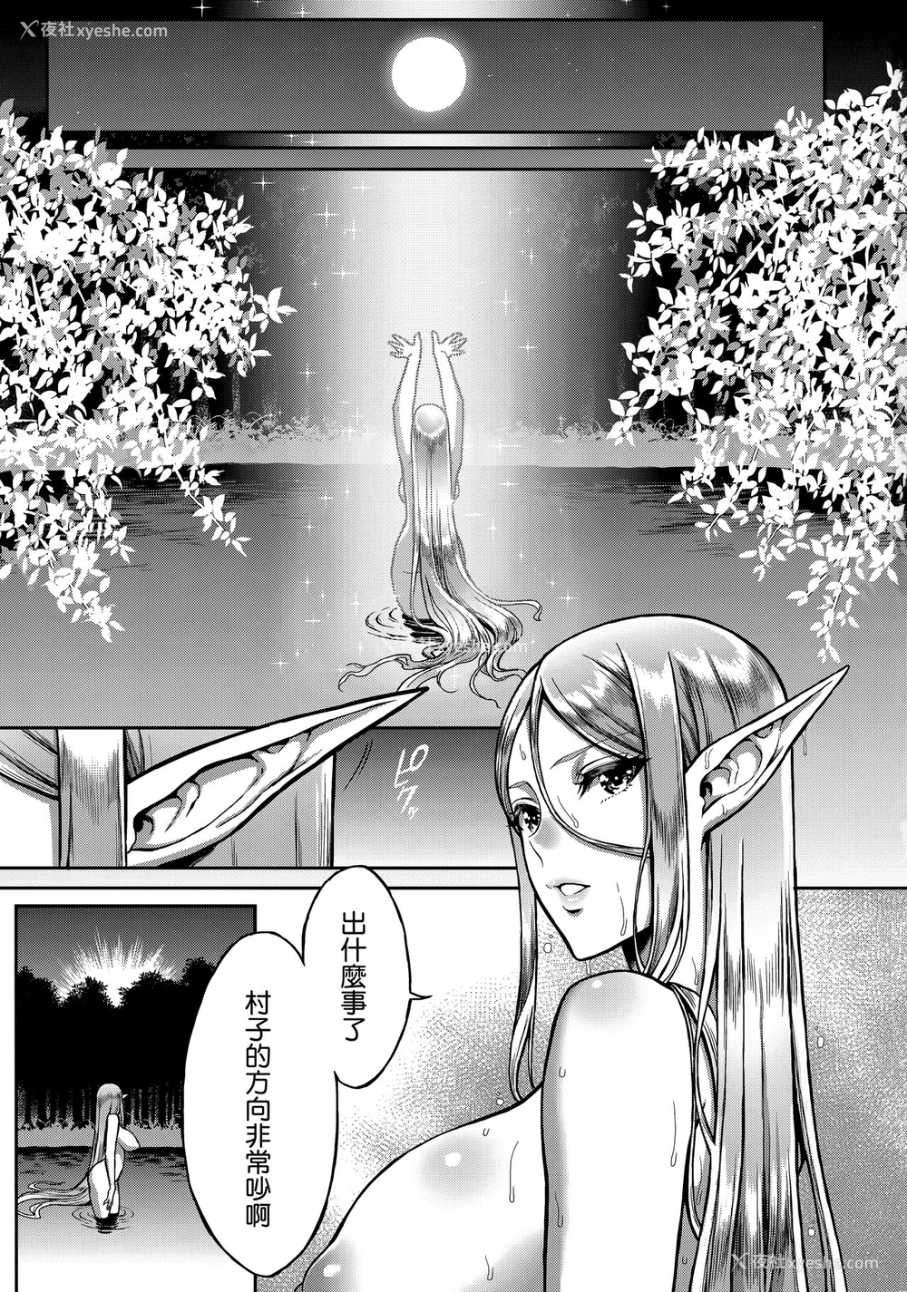 2P - (C93) [H.B.A (うさぎなごむ)] 黄昏の娼エルフ [中国翻訳]