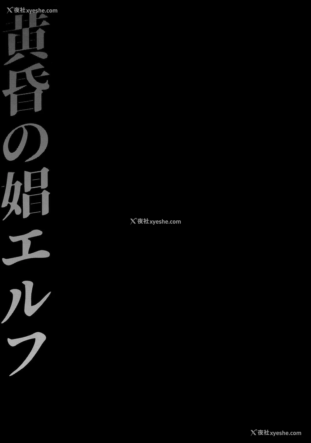 4P - (C93) [H.B.A (うさぎなごむ)] 黄昏の娼エルフ [中国翻訳]