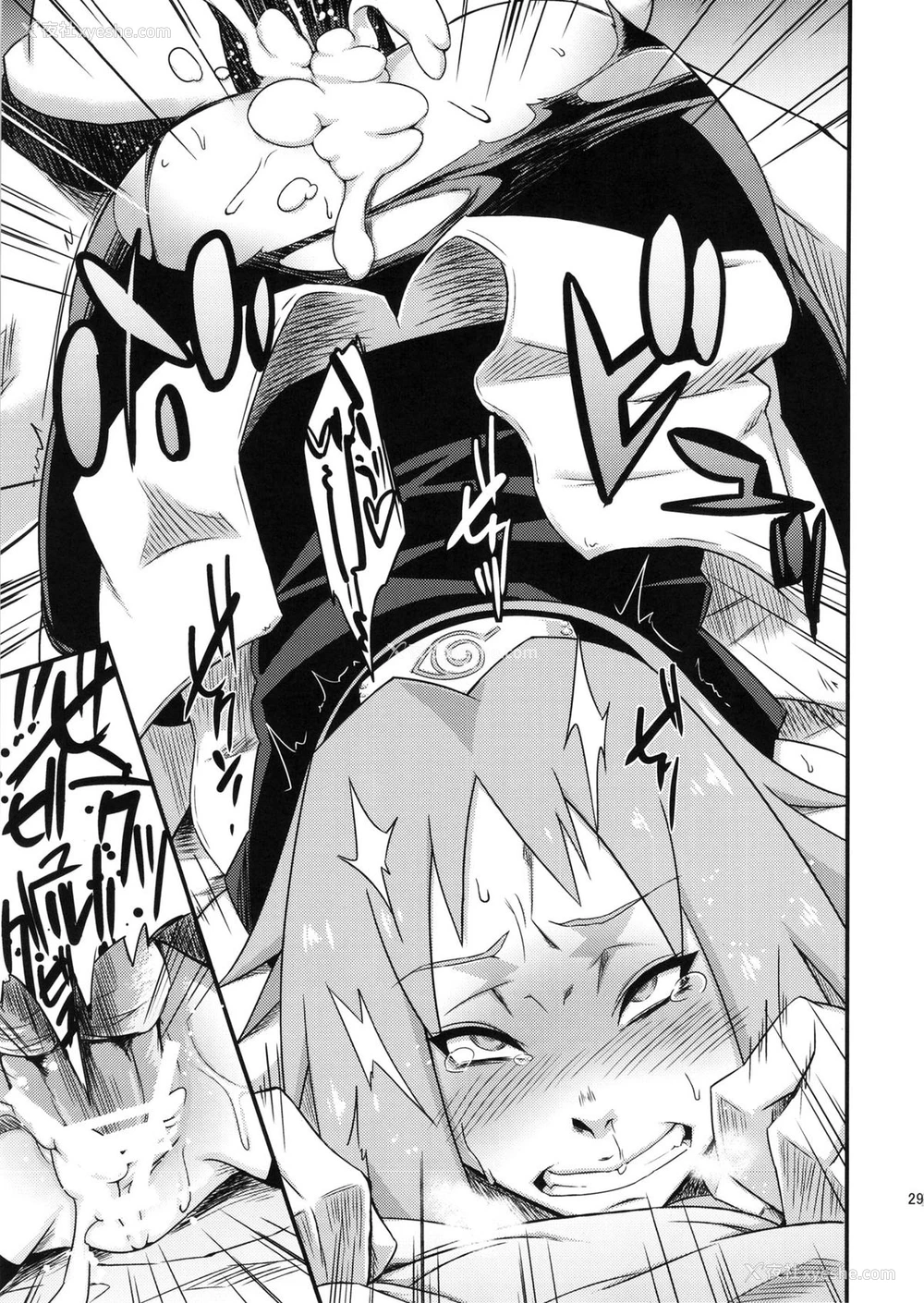 28P - (C86) [からきし佣兵団 真雅 (砂原渉)] 仙人掌忍道 3 (NARUTO -ナルト-) [中国翻訳]