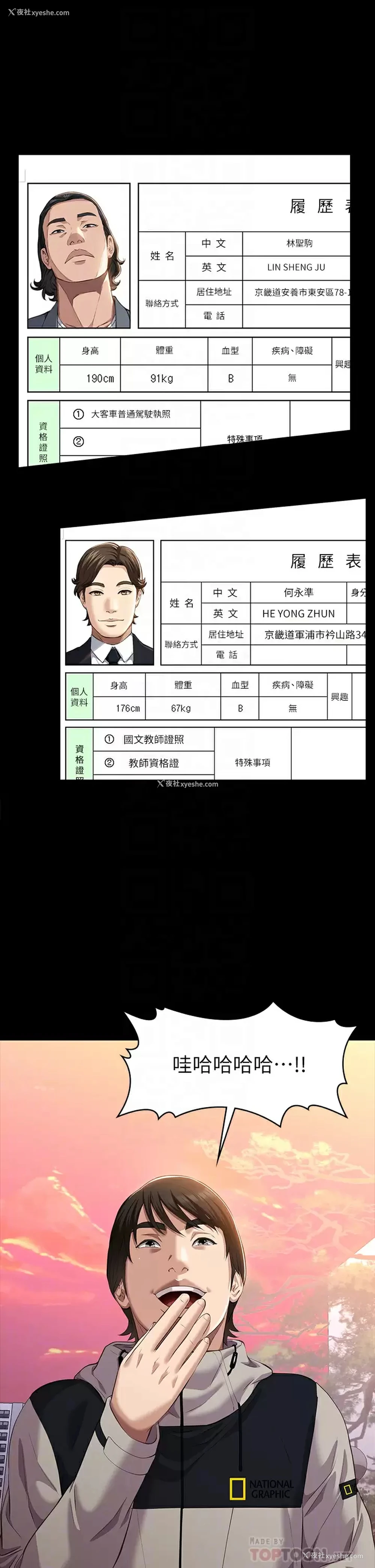 4P - 万能履历表