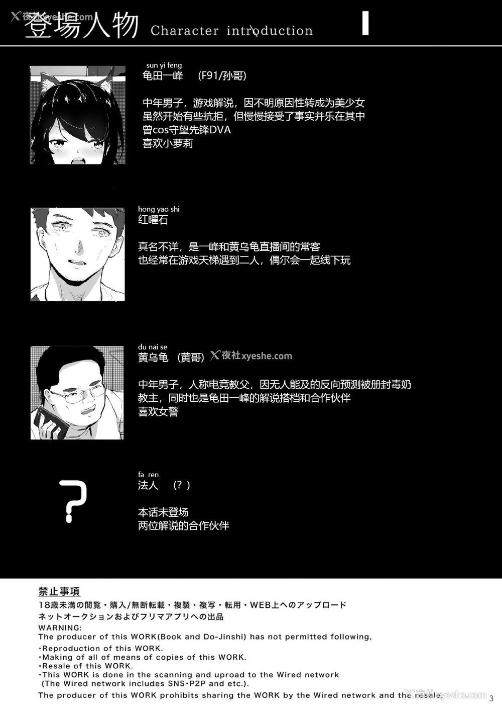 2P - [TRITIUM] 拱火天王孙＊峰 中年男x强制喵化 [中国语]