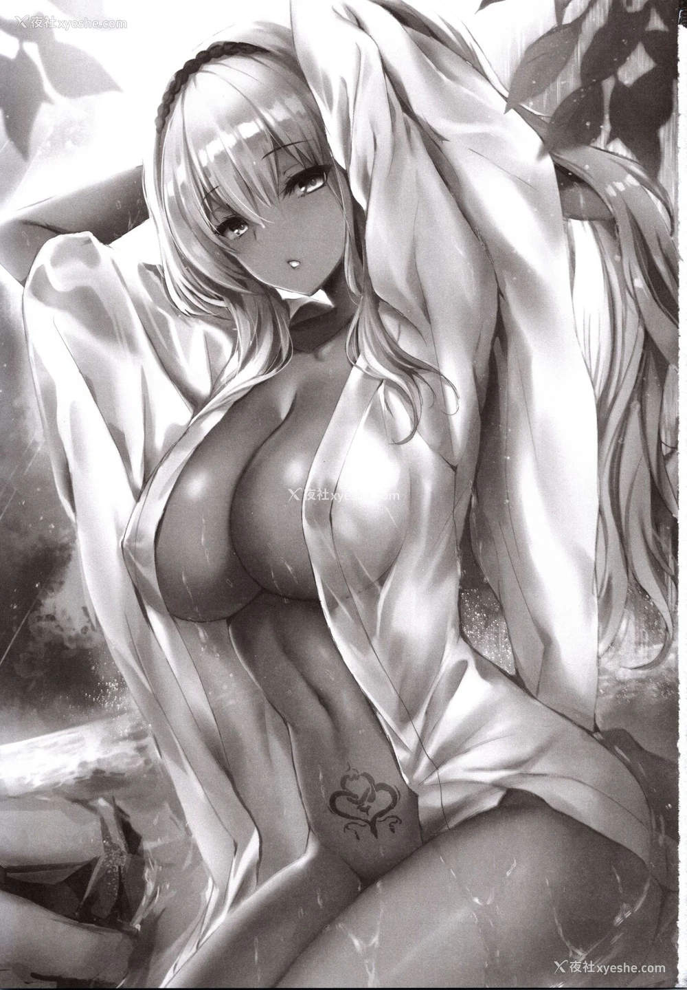 2P - (C97) [感电少女注意报 (真冬)] 蛇神の巫女贰[中国翻訳]