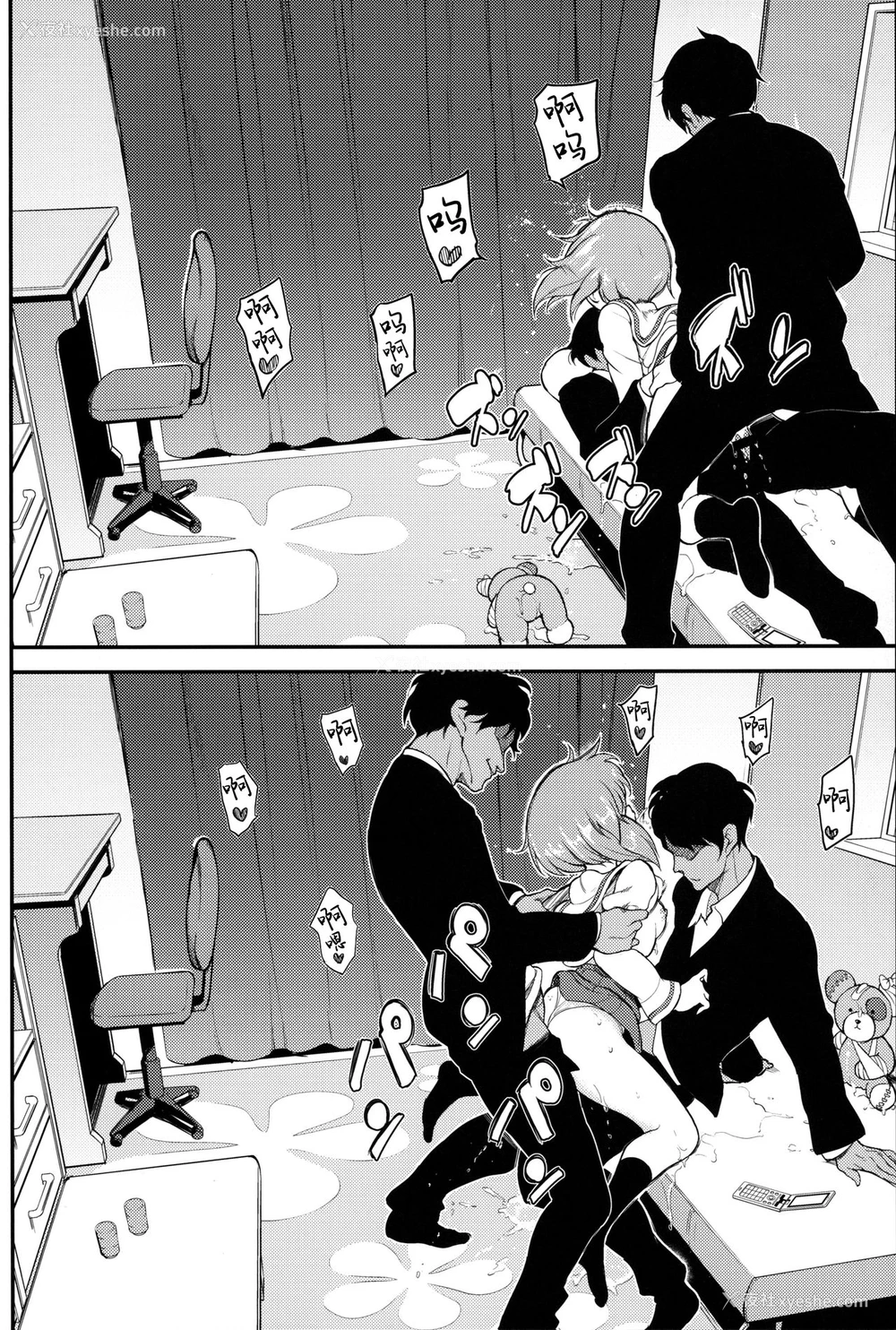 19P - (C97) [きょくちょ局 (きょくちょ)] ミホノヘヤ (ガールズ&パンツァー) [中国翻訳]