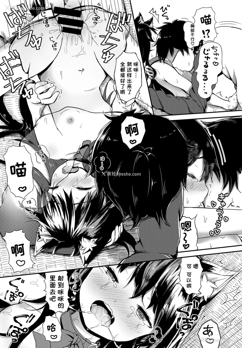 9P - [青叶はち] ねこまっしぐら! (ケダモノ娘フレンズ その2) [中国翻訳]