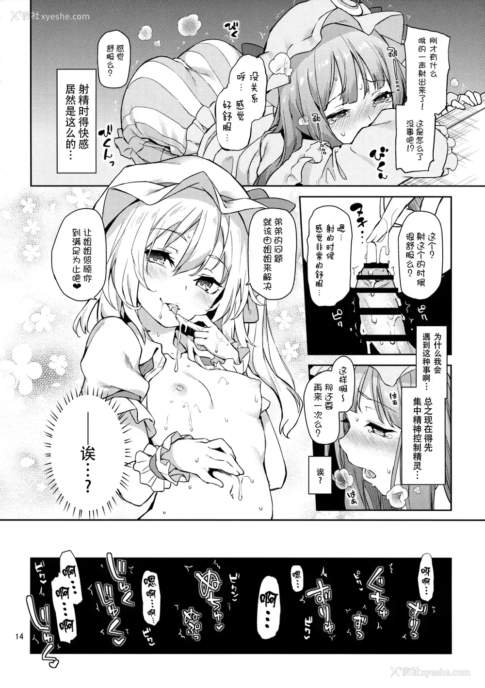 14P - (例大祭13) [あんみつよもぎ亭 (みちきんぐ)] お世话しないでっフランお姉ちゃん! (东方Project) [中国翻訳]