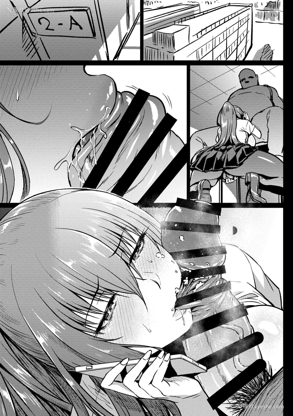 4P - [アヘ丸] 「学校で」前编。ルチアリベンジ (対魔忍ユキカゼ) {大明个人汉化}
