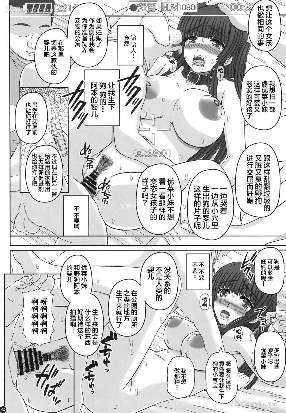 29P - (C96) [幸せ共和国 (幸せのかたち)] 公园で野良と赤ちゃん作る女の子の话し(上) [中国翻訳]