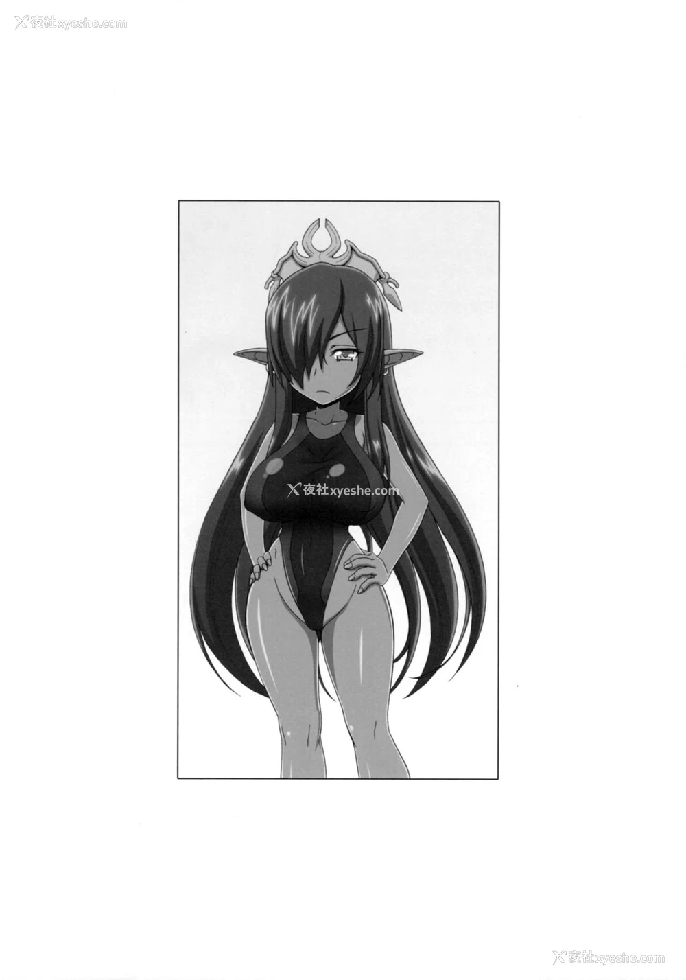 3P - (C93) [我チ○コ书房 (孤蛮屋こばん)] 黒の女王の异世界性活 (黒獣～気高き圣女は白浊に染まる～) [中国翻訳]