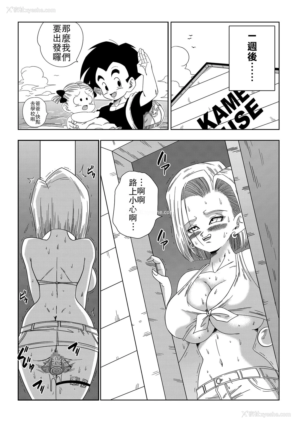 29P - [山本同人] 18号VS亀○人 (ドラゴンボールZ) [中国翻訳]