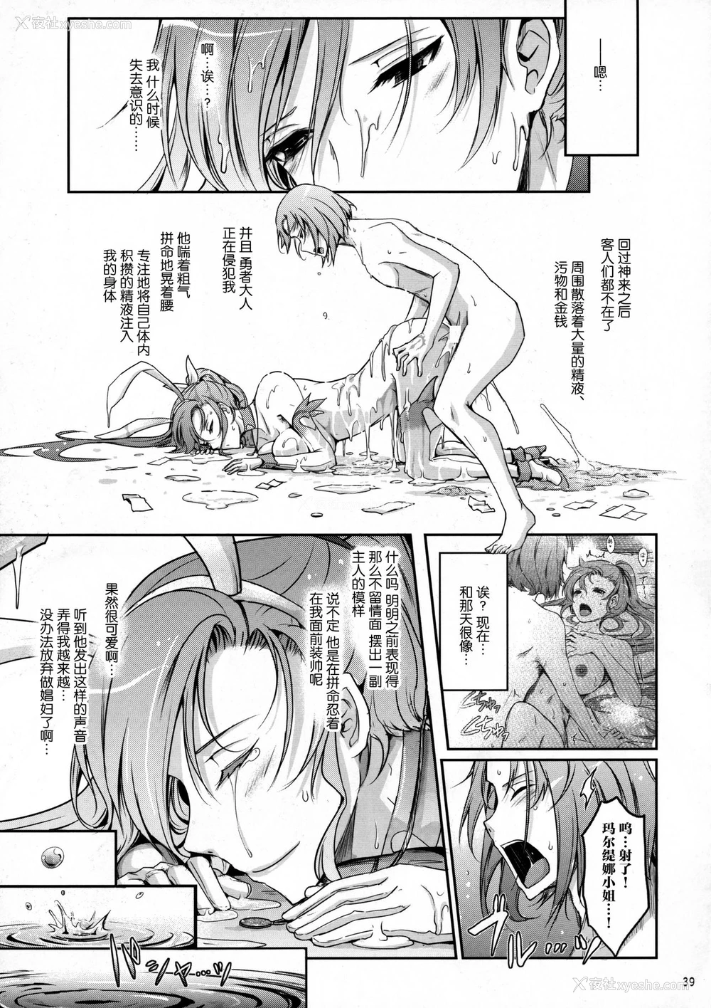 39P - (C95) [我流痴帯 (TANA)] 勇者が娼姫を买った理由II (ドラゴンクエストXI) [中国翻訳]