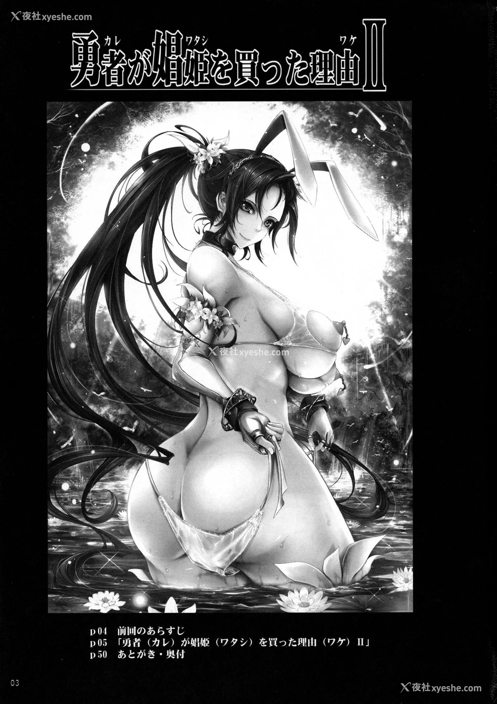 3P - (C95) [我流痴帯 (TANA)] 勇者が娼姫を买った理由II (ドラゴンクエストXI) [中国翻訳]