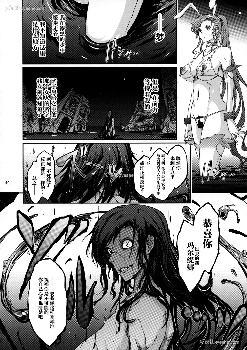 40P - (C95) [我流痴帯 (TANA)] 勇者が娼姫を买った理由II (ドラゴンクエストXI) [中国翻訳]