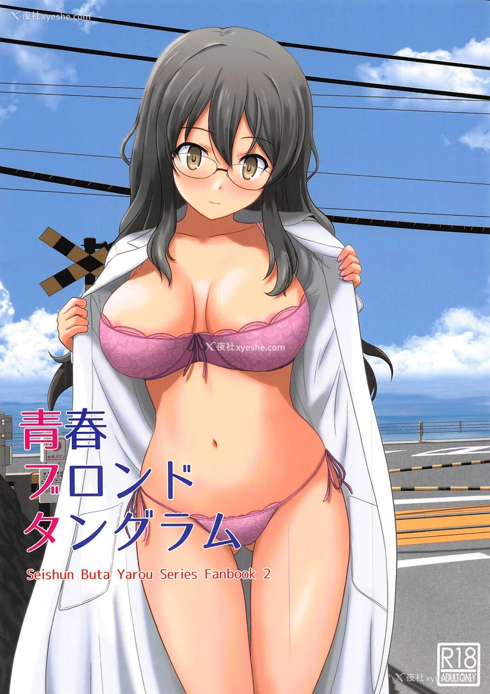 1P - (C96) [G-SCAN CORP. (佐藤茶菓子)] 青春ブロンドタングラム (青春ブタ野郎はバニーガール先辈の梦を见ない) [中国翻訳]