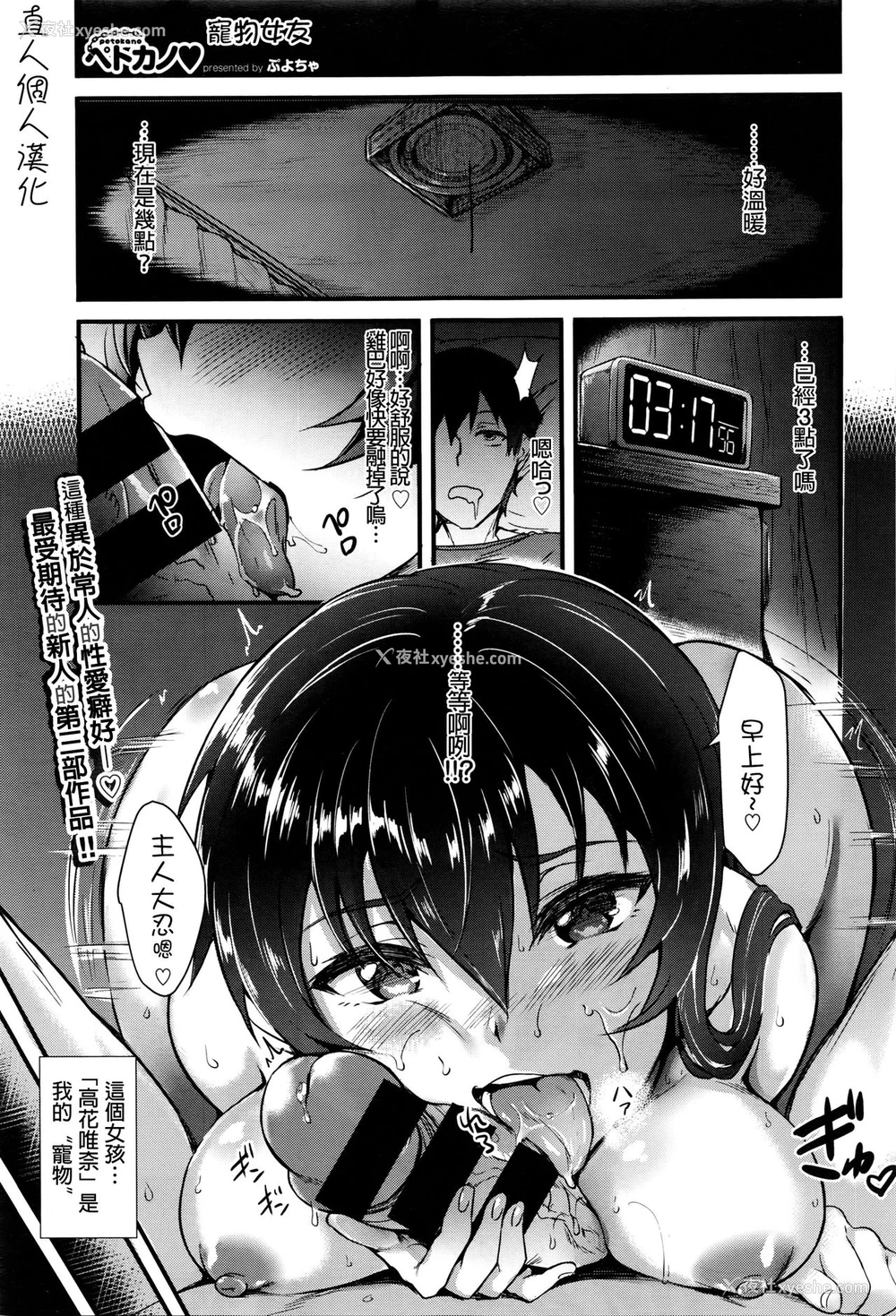 1P - [ぷよちゃ] ペトカノ♥ (COMIC BAVEL 2016年6月号) [中国翻訳]