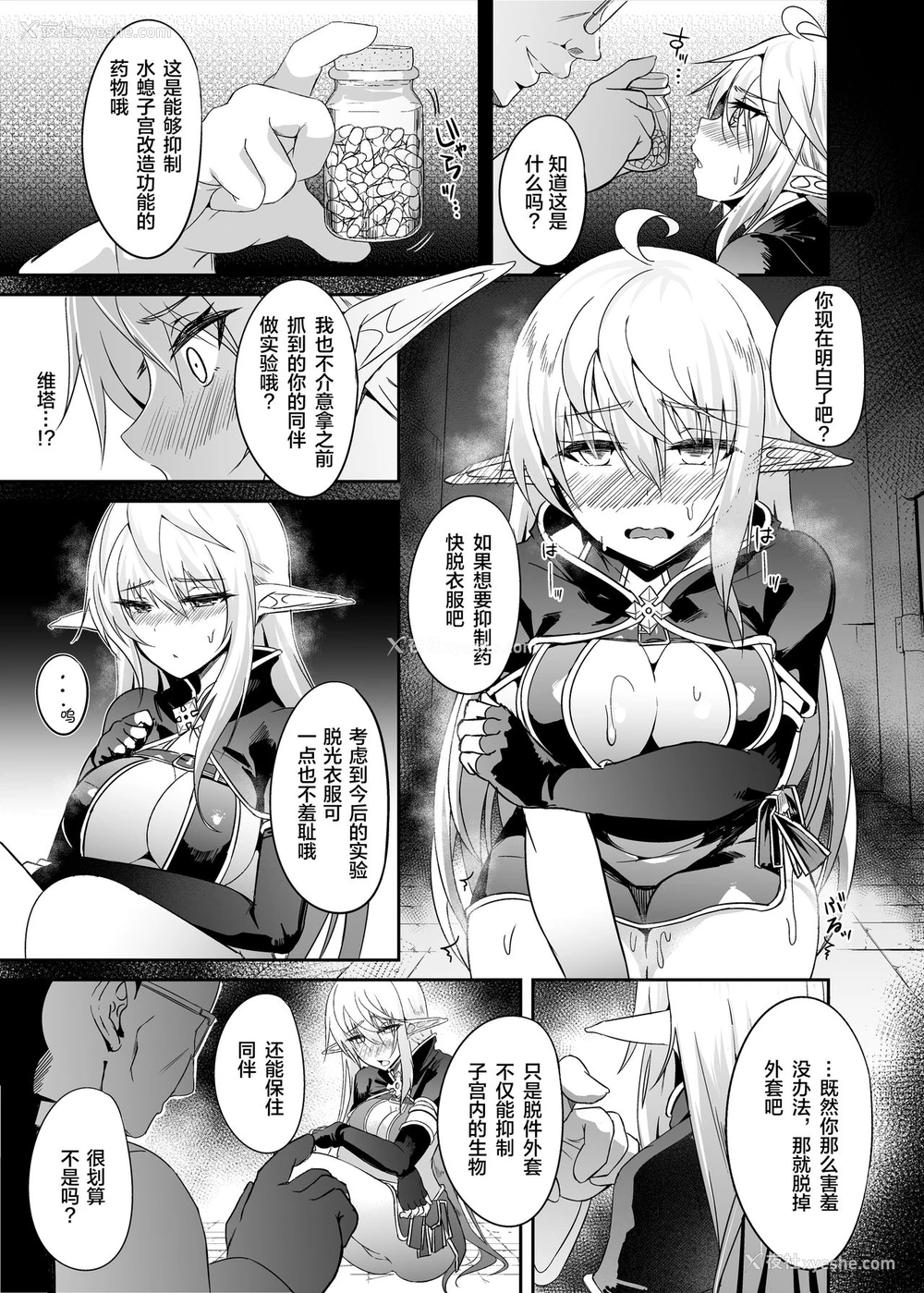 10P - [白金堂 (すいすい)] 逃亡ELF5 [中国翻訳] [DL版]