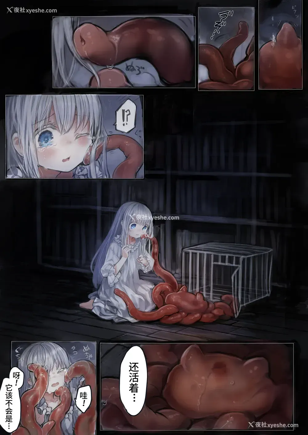 15P - [観用少女 (こもた)] Connect-少女は触手と爱をつむぐ- [中国翻訳]