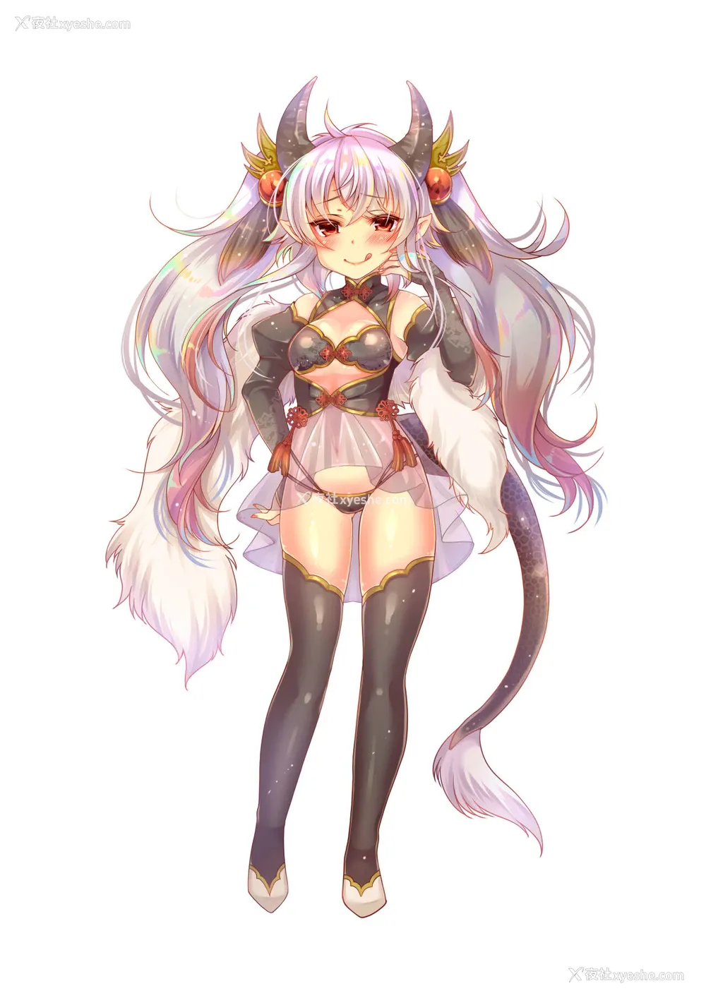 46P - [TSFのF (柊ぽぷら, 四叶チカ)] 勇者悪に堕ちる～龙姫メイファの覚醒