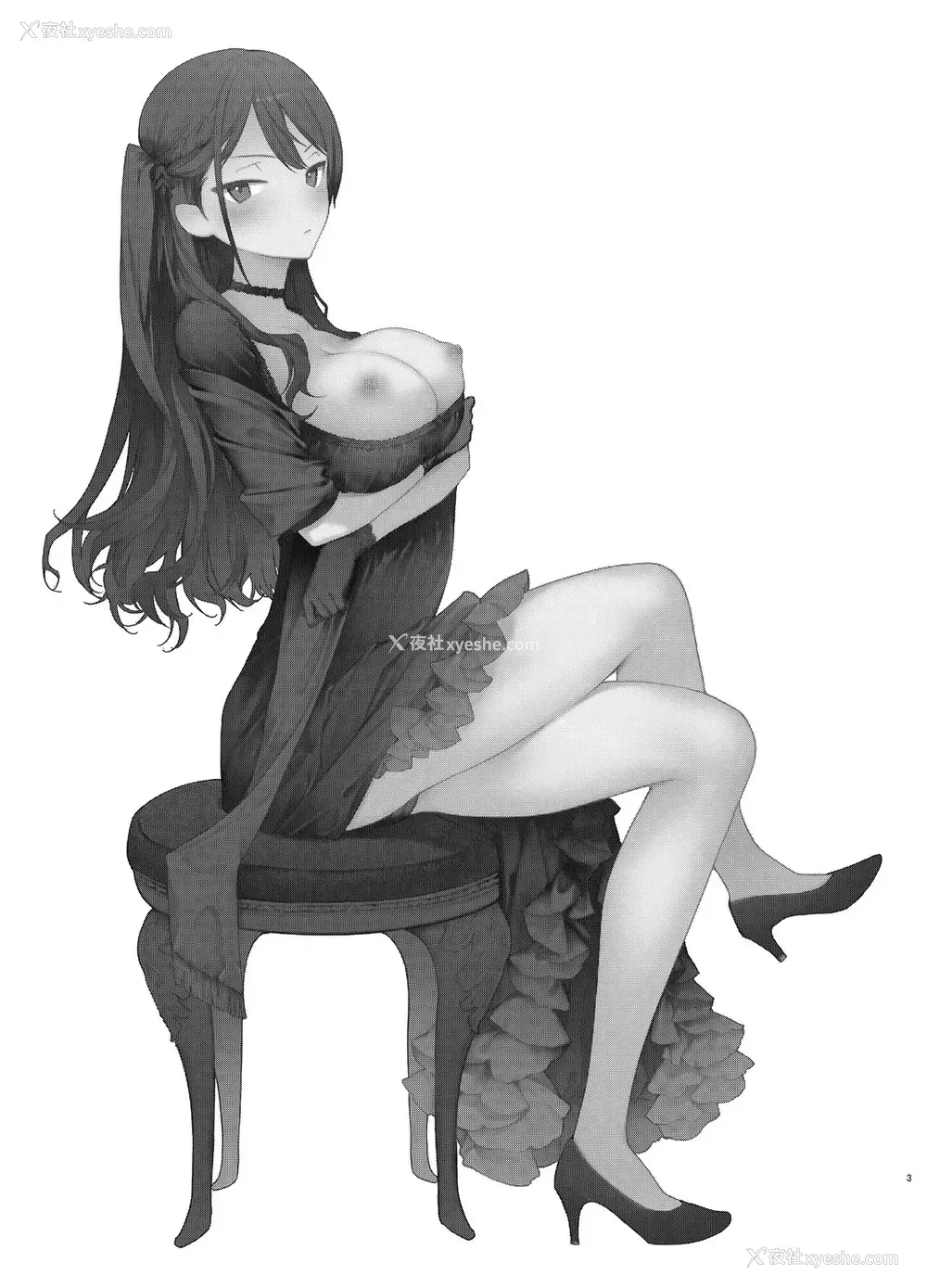 2P - [无糖红茶] 高飞车巨乳お嬢様と秘密のえっち