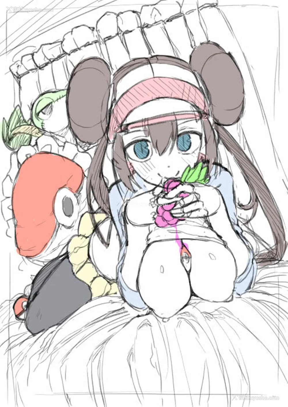 17P - [まんねんドコドコドンドドコ (とっととねろ太郎。)] メイちゃんふーぞくまんが (ポケットモンスター ブラック2・ホワイト2)