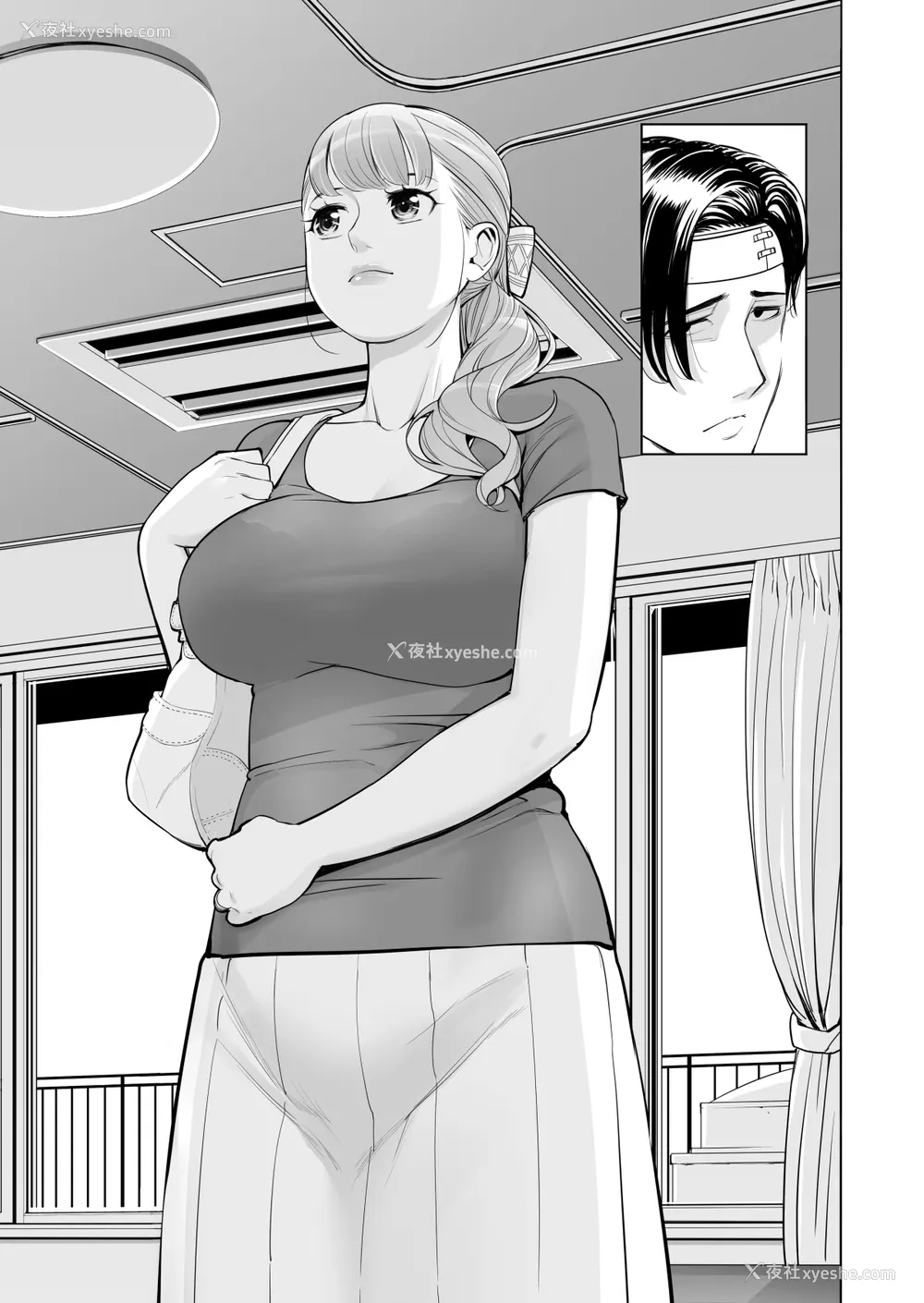 12P - [HGTラボ (津差宇土)] 茜色に染まる若妻 ～病室で仆の妻が寝取られた～(前编) [中国翻訳]