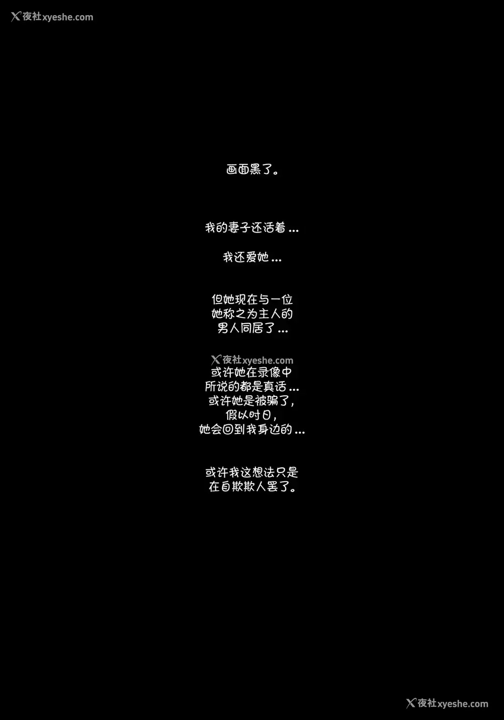 22P - [三乳亭 (三乳亭しん太)] 失踪した妻からの寝取られビデオレター [中国翻訳]