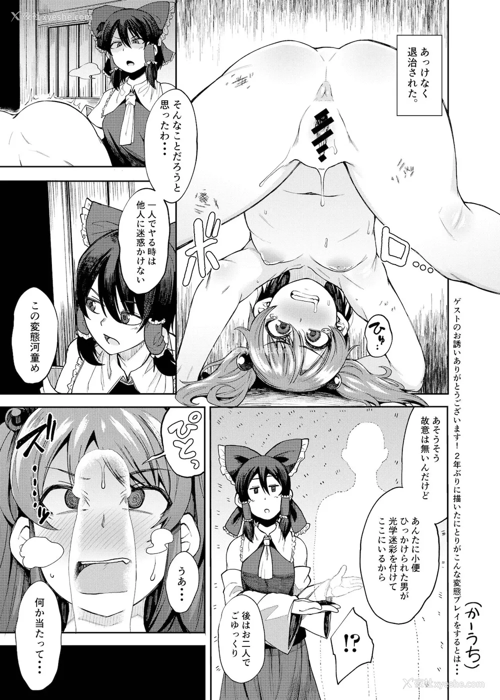 44P - [自家発电処 (flanvia)] にとIIIラレ (东方Project) [中国翻訳] [DL版]