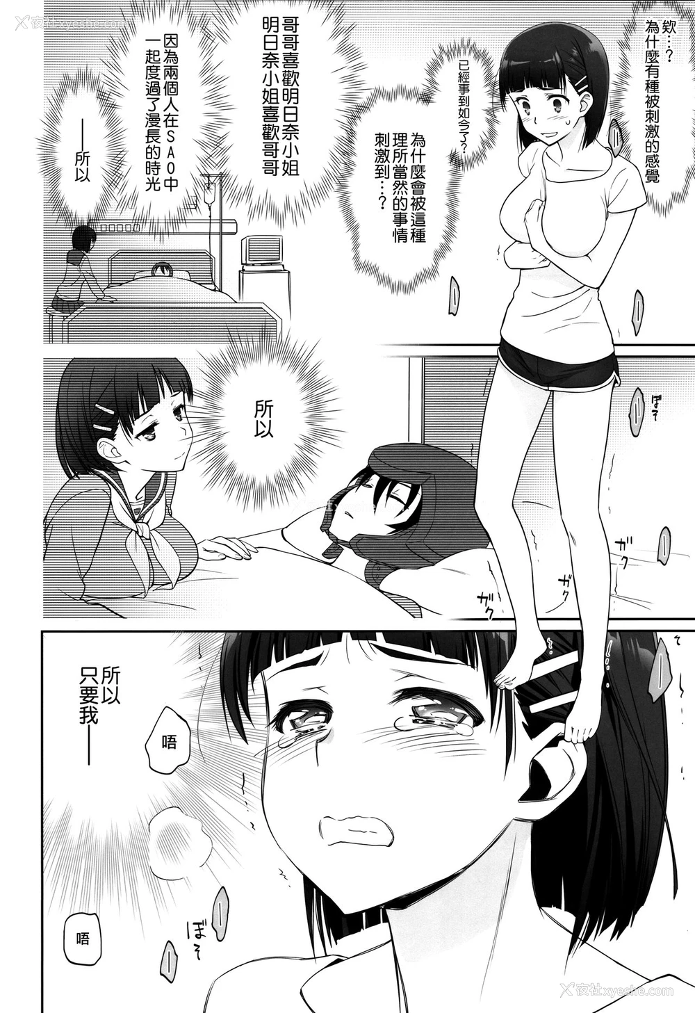 37P - (C96) [Bloody Okojo (きゃびあ、モジャコ)] irreversible reaction (ソードアート・オンライン) [中国翻訳]