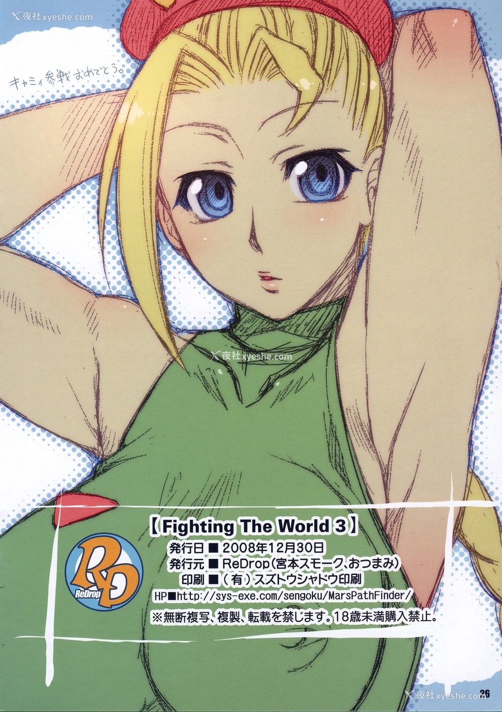 25P - (C75) [ReDrop (宫本スモーク、おつまみ)] Fighting The World 3 (ストリートファイター) [中国翻訳]