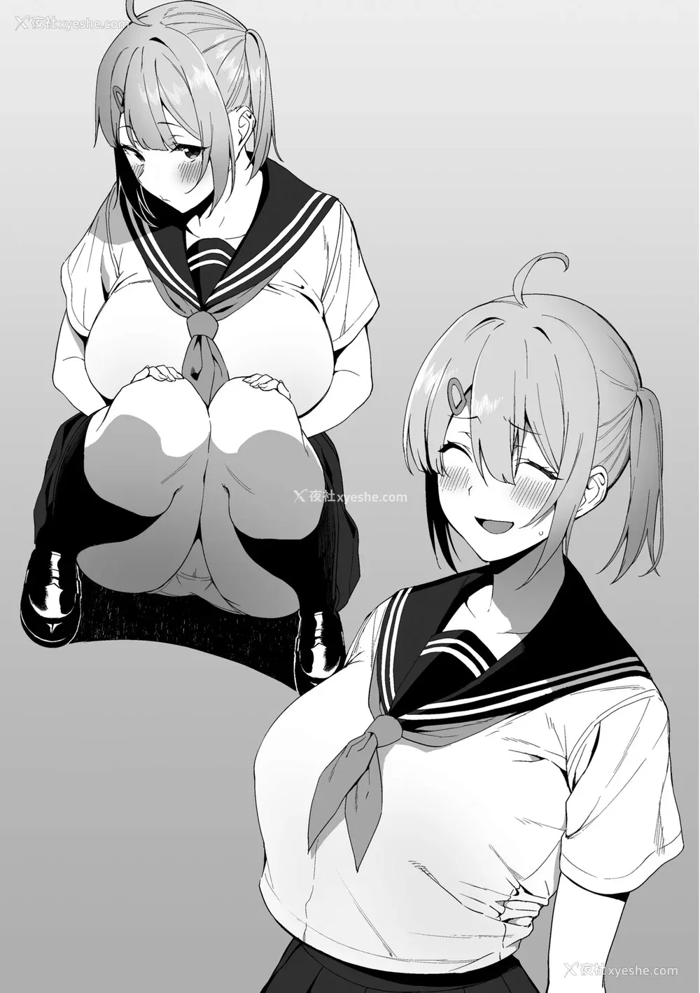240P - [天野どん] 风纪委员とフーゾク活动｜风纪委员的校内风俗活动 特装版 [中国翻訳] [DL版]