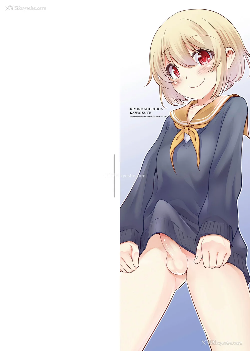 3P - [七松建司] キミの羞耻が可爱くて ～男の娘达のコンビネゾン～｜男孩纸的娇羞是如此可爱 [未来数位] [DL版]
