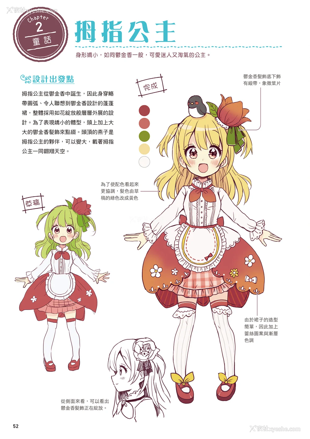 54P - [佐仓おりこ] メルヘンファンタジーな女の子のキャラデザ＆作画テクニック[DL版]