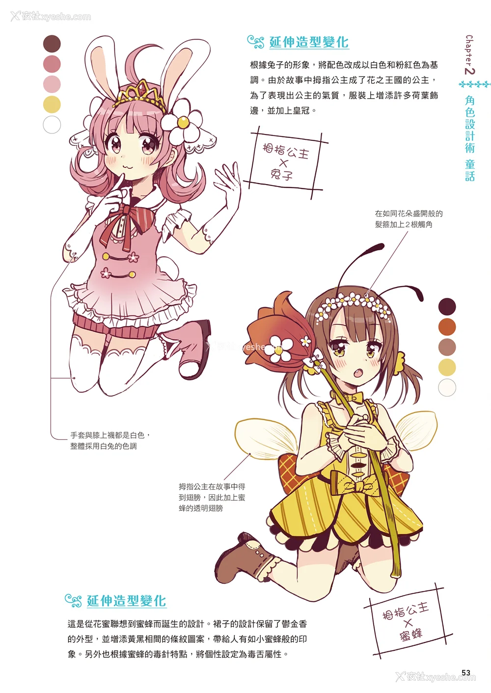 55P - [佐仓おりこ] メルヘンファンタジーな女の子のキャラデザ＆作画テクニック[DL版]