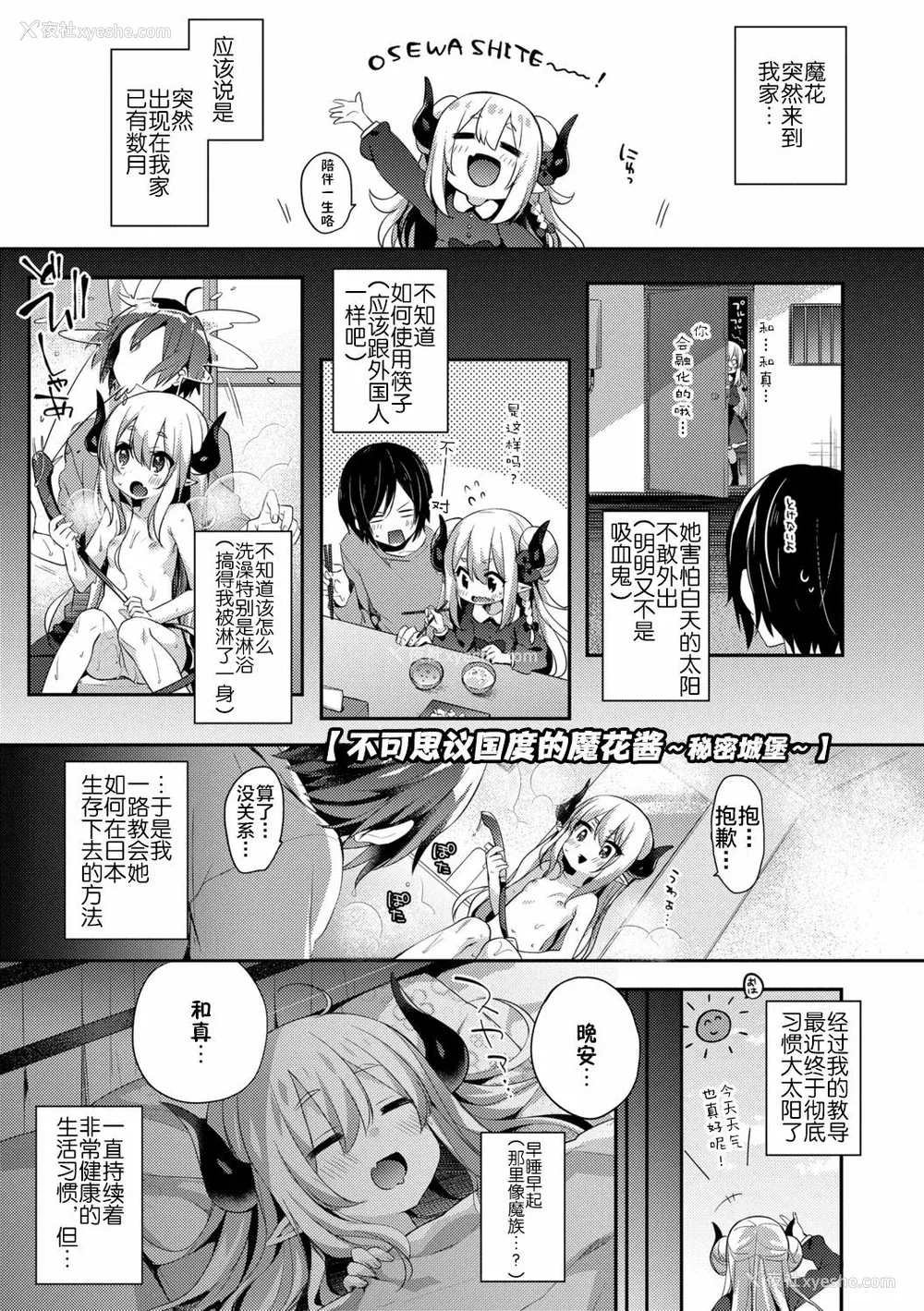 28P - 不可思议国度的魔花酱[轰妈无修正版][新桥月白日语社x禁漫天堂] [ふみー]とろとろむちゅう 附特典 ~秘密城堡~
