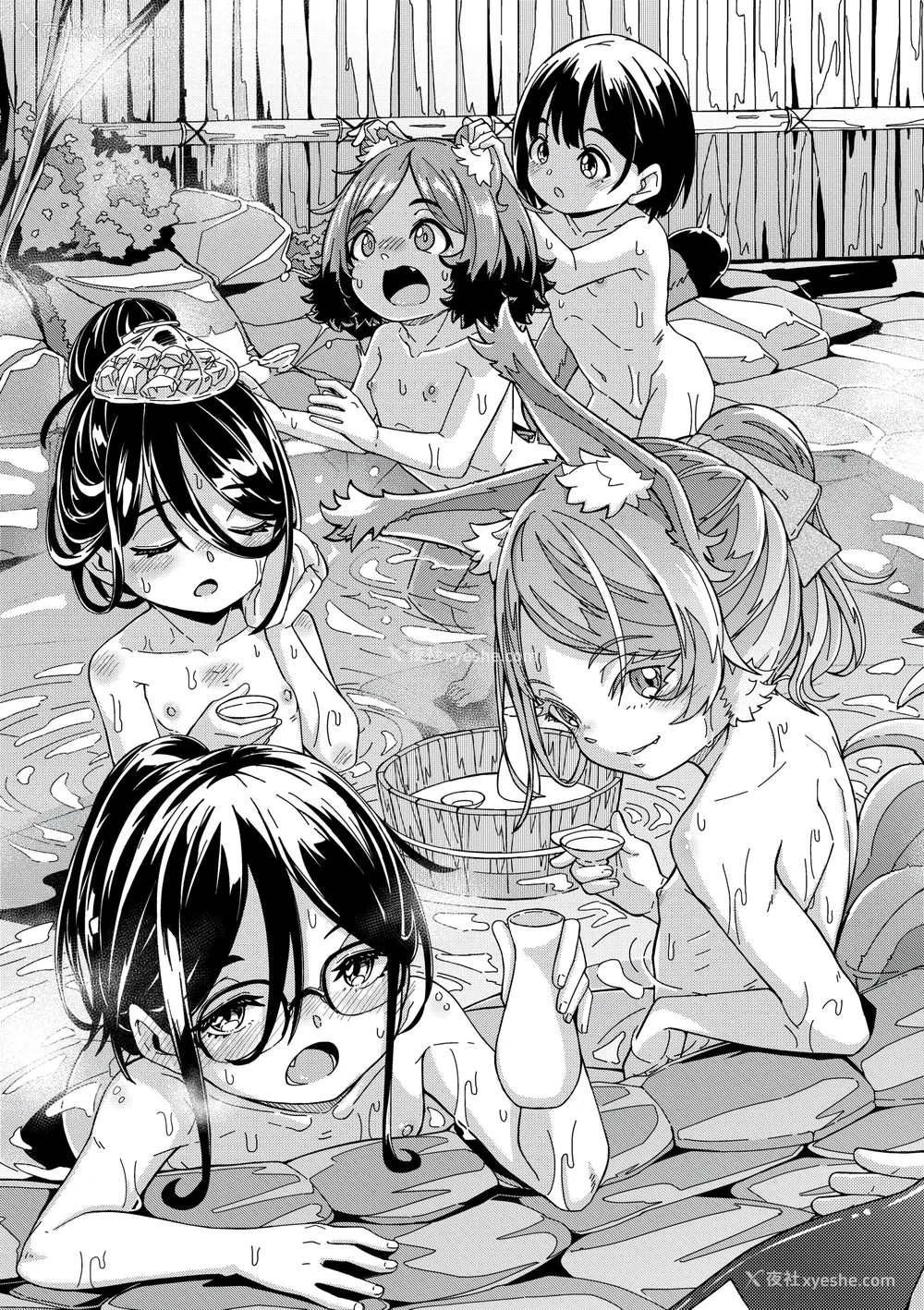 195P - [ハードボイルドよし子] おしかけサンシャワー｜不请自来狐嫁太阳雨 [中国翻訳] [无修正] [DL版]