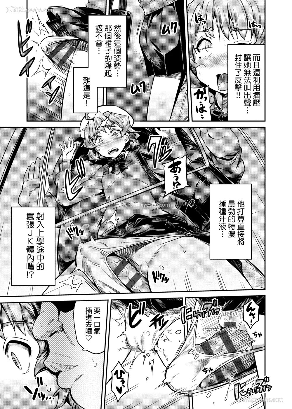 16P - [日月ネコ] 强制种付けエクスプレス 强制播种直达电车 [未来数位中文版] [IAH-043] [DL版]