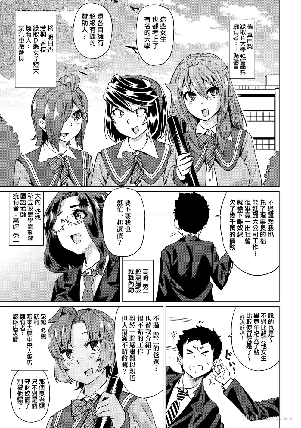208P - [あべもりおか] 夏の离岛研修でクラスの女子达がSEX狂いのメス奴隷に调教された话 [中国翻訳] [无修正] [DL版]